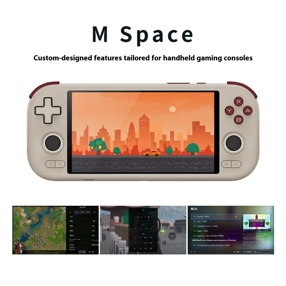 MangMi Air X Android Game Console 5.5 Polegadas 1080P IPS Touch Screen 5000mAh Hall-Effect Joystick Trigger Consoles de jogos portáteis