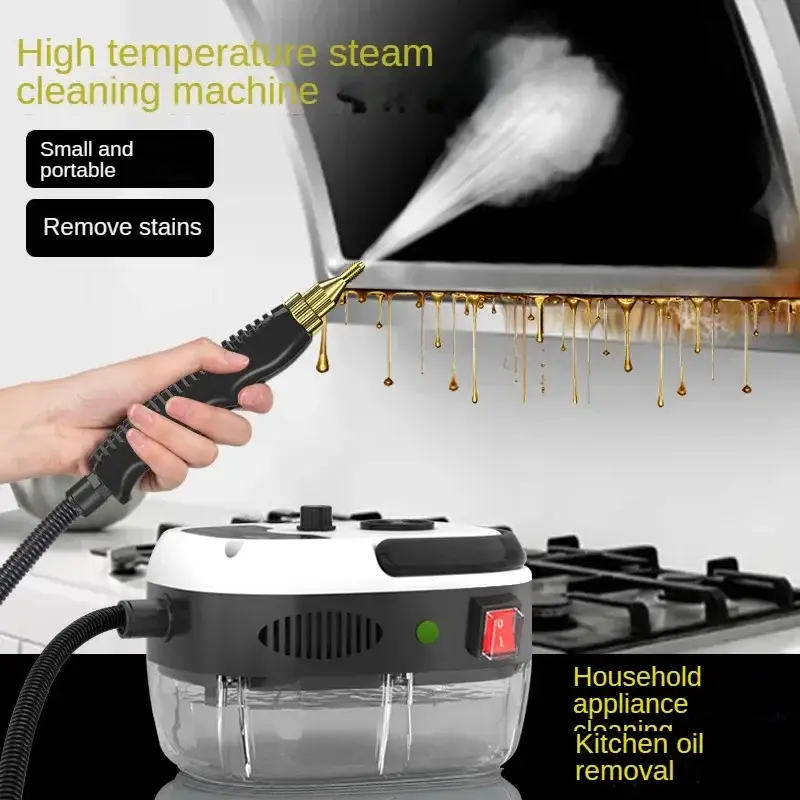 Limpador a vapor de alta pressão, limpador de ar condicionado para casa, cozinha, 2500w, máquina de limpeza portátil, limpador a vapor para carro